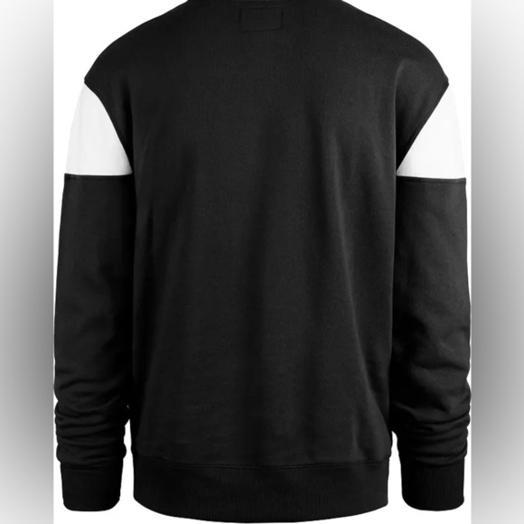 47 Men's Las Vegas Raiders Groundbreak Black Crew Sweatshirt - Picture 2 of 4